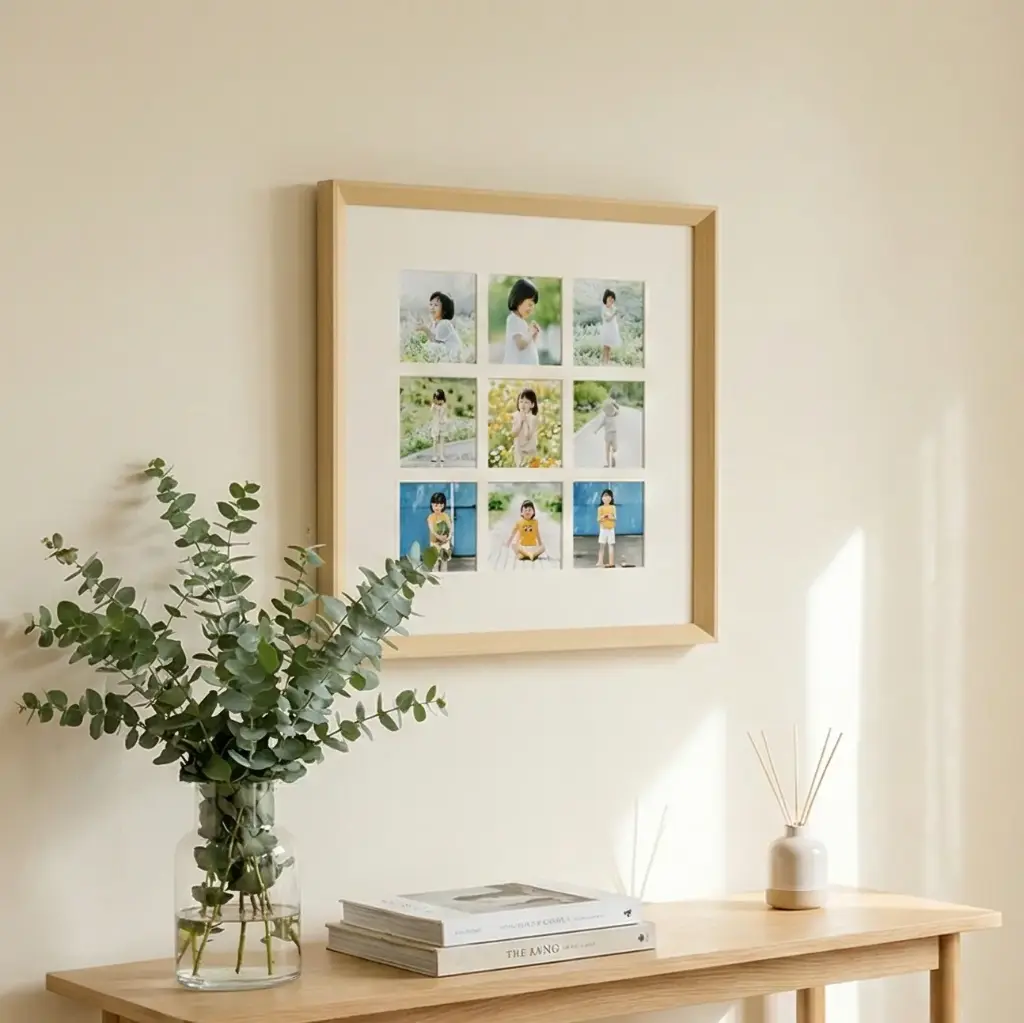 现场打印卡纸相框